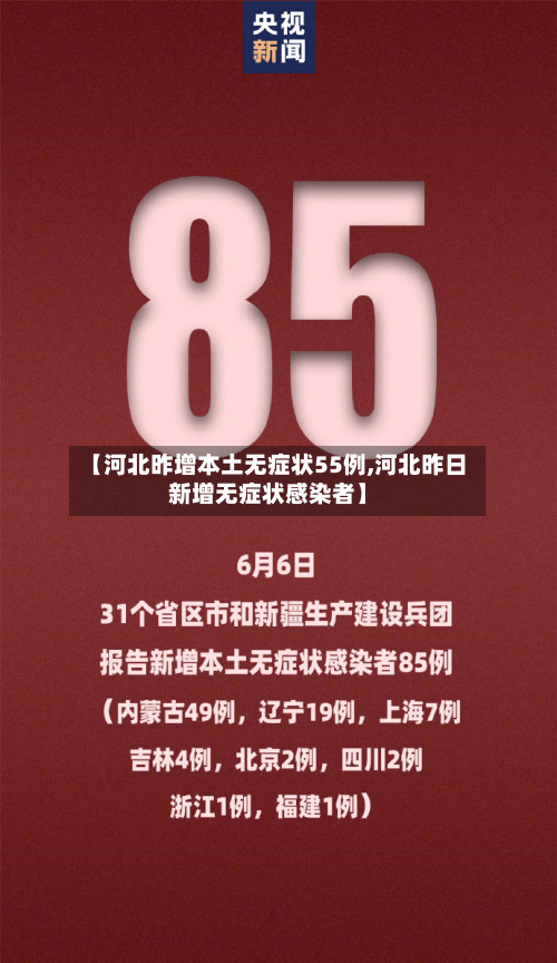 【河北昨增本土无症状55例,河北昨日新增无症状感染者】-第3张图片