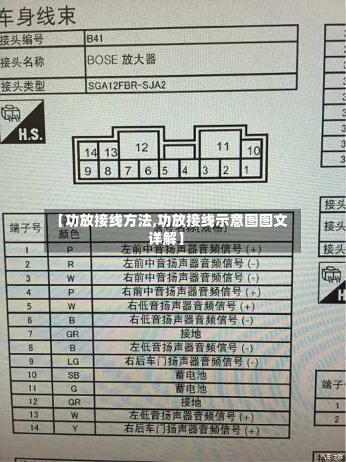 【功放接线方法,功放接线示意图图文详解】