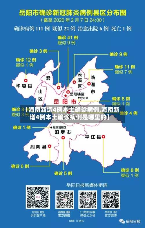 【海南新增4例本土确诊病例,海南新增4例本土确诊病例是哪里的】