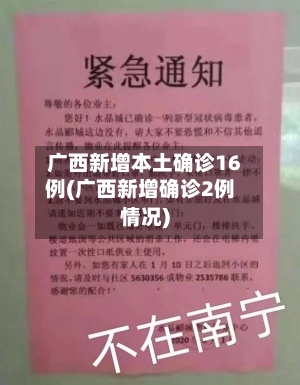 广西新增本土确诊16例(广西新增确诊2例情况)