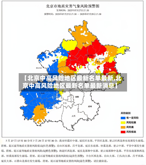 【北京中高风险地区最新名单最新,北京中高风险地区最新名单最新消息】
