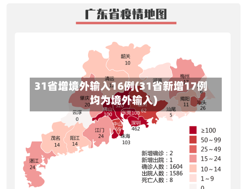 31省增境外输入16例(31省新增17例均为境外输入)