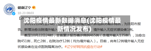沈阳疫情最新数据消息(沈阳疫情最新情况发布)