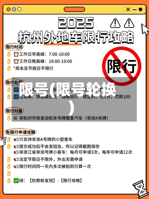 限号(限号轮换)