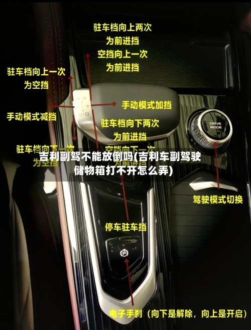 吉利副驾不能放倒吗(吉利车副驾驶储物箱打不开怎么弄)