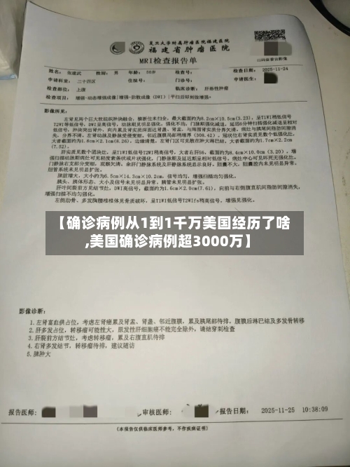 【确诊病例从1到1千万美国经历了啥,美国确诊病例超3000万】