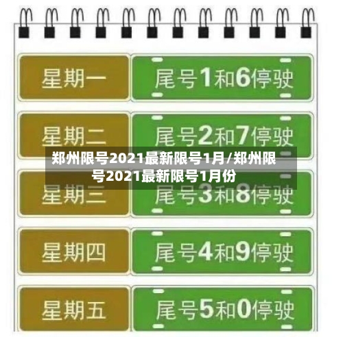 郑州限号2021最新限号1月/郑州限号2021最新限号1月份