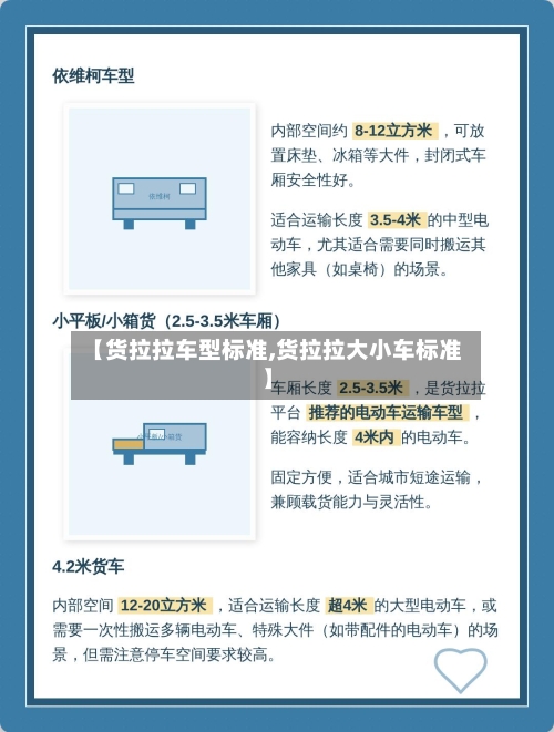 【货拉拉车型标准,货拉拉大小车标准】