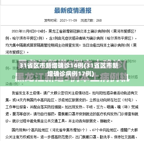 31省区市新增确诊14例(31省区市新增确诊病例17例)