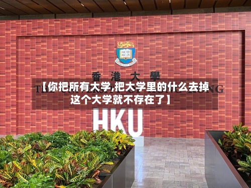 【你把所有大学,把大学里的什么去掉这个大学就不存在了】