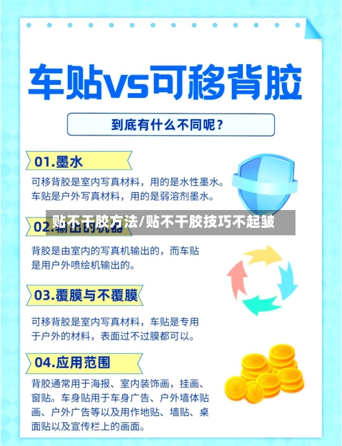 贴不干胶方法/贴不干胶技巧不起皱
