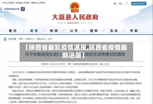 【陕西省最新疫情通报,陕西省疫情最新进展】
