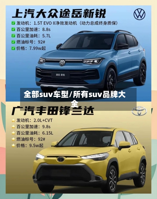 全部suv车型/所有suv品牌大全