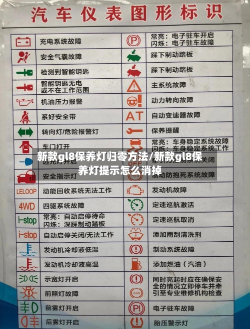 新款gl8保养灯归零方法/新款gl8保养灯提示怎么消掉-第2张图片