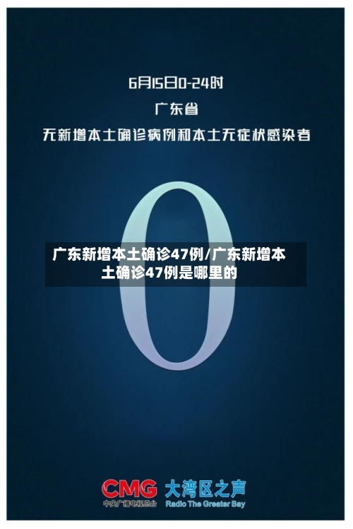 广东新增本土确诊47例/广东新增本土确诊47例是哪里的-第1张图片