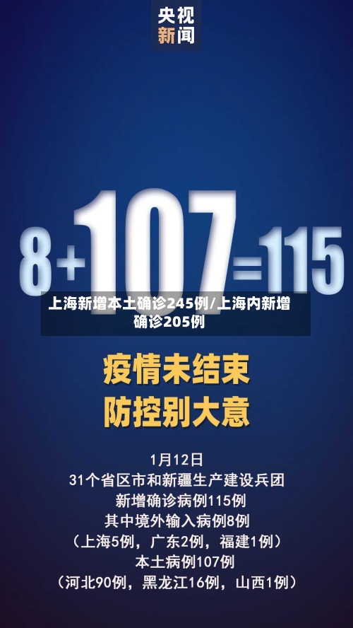 上海新增本土确诊245例/上海内新增确诊205例-第2张图片