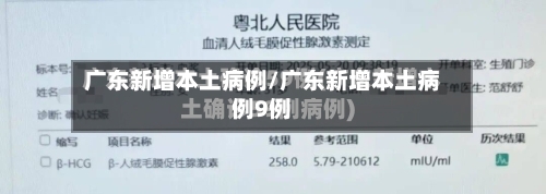 广东新增本土病例/广东新增本土病例9例-第1张图片