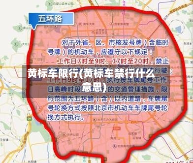 黄标车限行(黄标车禁行什么意思)-第2张图片