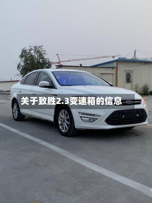 关于致胜2.3变速箱的信息-第2张图片
