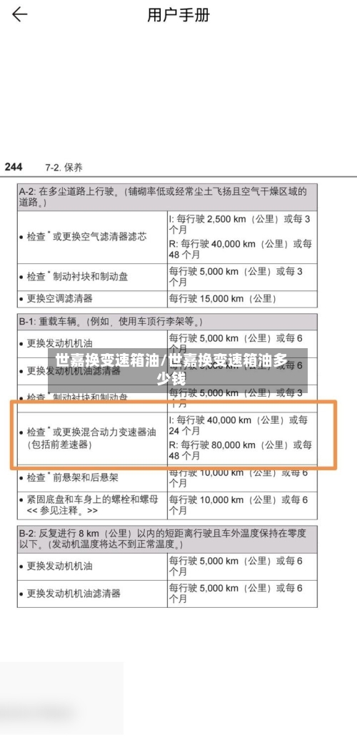 世嘉换变速箱油/世嘉换变速箱油多少钱-第2张图片