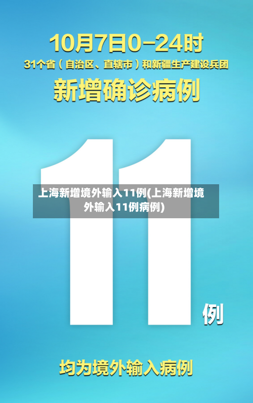 上海新增境外输入11例(上海新增境外输入11例病例)-第1张图片