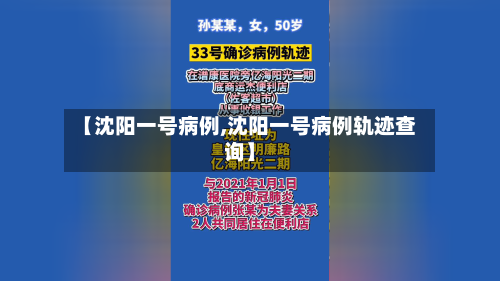 【沈阳一号病例,沈阳一号病例轨迹查询】-第2张图片