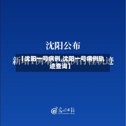 【沈阳一号病例,沈阳一号病例轨迹查询】-第3张图片