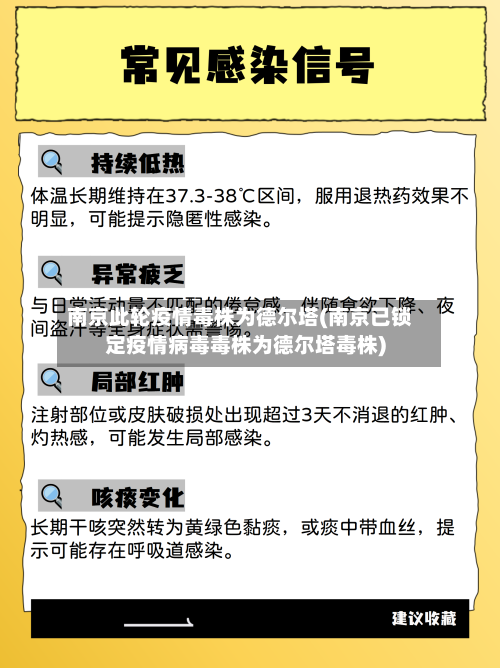 南京此轮疫情毒株为德尔塔(南京已锁定疫情病毒毒株为德尔塔毒株)-第2张图片