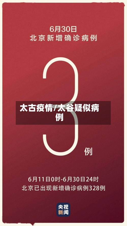 太古疫情/太谷疑似病例-第2张图片