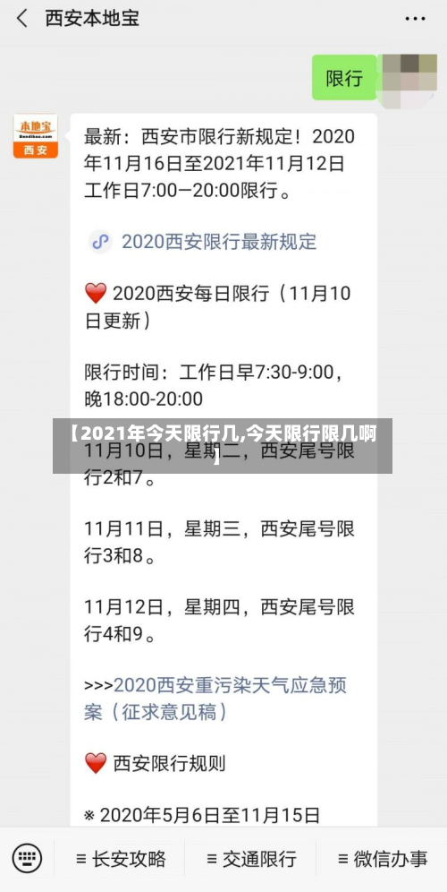 【2021年今天限行几,今天限行限几啊】-第2张图片