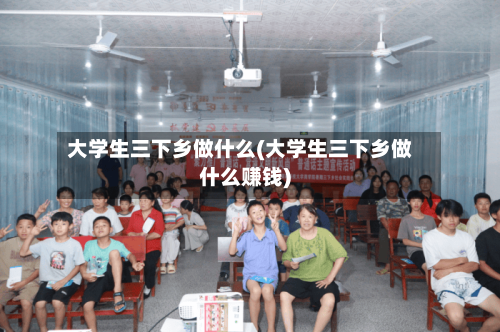 大学生三下乡做什么(大学生三下乡做什么赚钱)-第3张图片