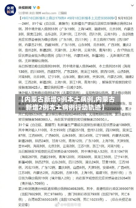 【内蒙古新增9例本土病例,内蒙古新增2例本土病例行动轨迹】-第3张图片