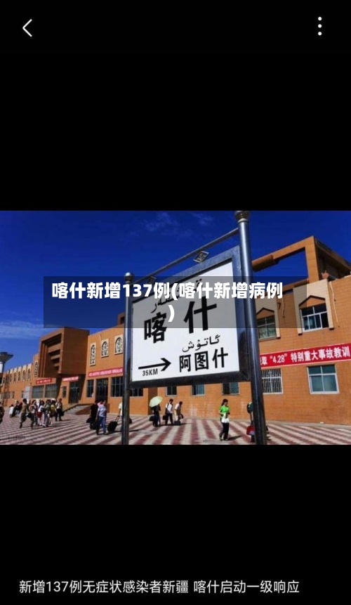 喀什新增137例(喀什新增病例)-第1张图片