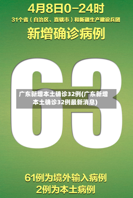 广东新增本土确诊32例(广东新增本土确诊32例最新消息)