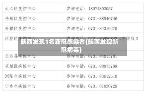 陕西发现1名新冠感染者(陕西发现新冠病毒)