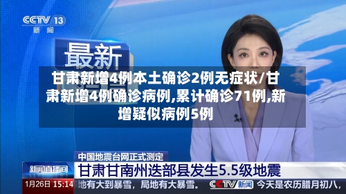 甘肃新增4例本土确诊2例无症状/甘肃新增4例确诊病例,累计确诊71例,新增疑似病例5例-第2张图片