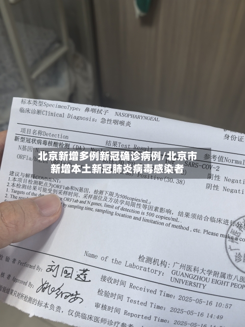 北京新增多例新冠确诊病例/北京市新增本土新冠肺炎病毒感染者