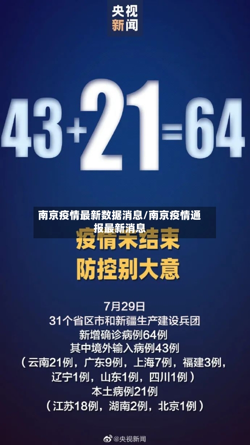 南京疫情最新数据消息/南京疫情通报最新消息-第1张图片