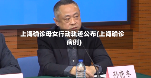 上海确诊母女行动轨迹公布(上海确诊病例)-第2张图片