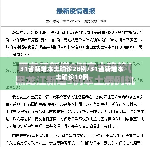 31省新增本土确诊28例/31省新增本土确诊10例