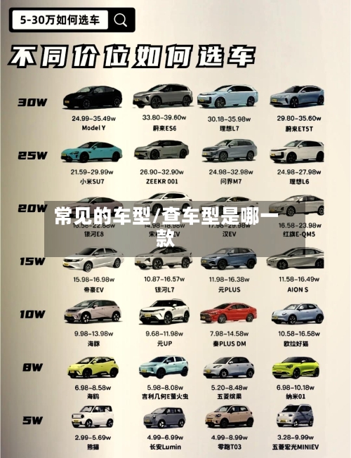 常见的车型/查车型是哪一款-第1张图片