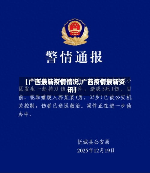 【广西最新疫情情况,广西疫情最新资讯】-第1张图片