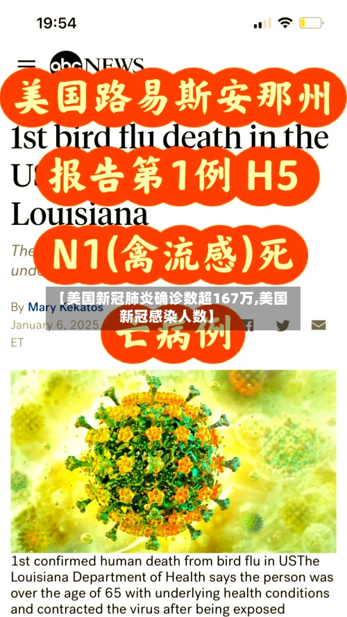 【美国新冠肺炎确诊数超167万,美国新冠感染人数】