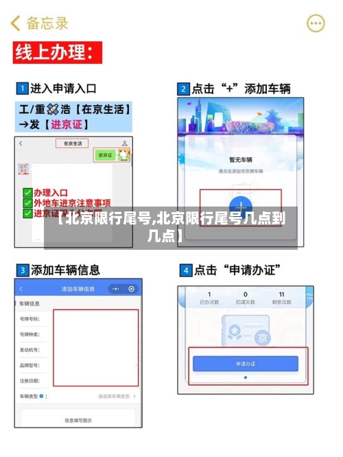 【北京限行尾号,北京限行尾号几点到几点】