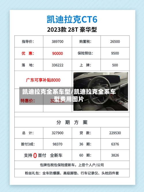凯迪拉克全系车型/凯迪拉克全系车型费用图片