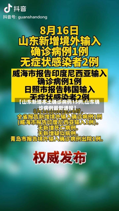 【山东新增本土确诊病例15例,山东确诊病例最新通报】