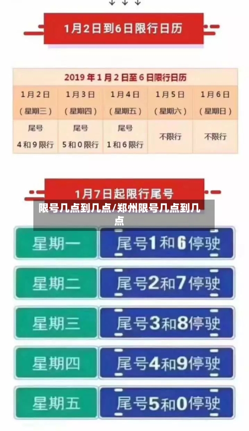 限号几点到几点/郑州限号几点到几点-第2张图片