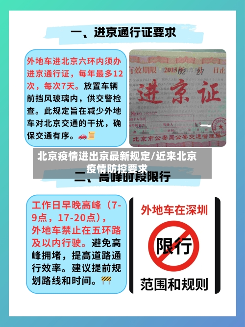 北京疫情进出京最新规定/近来北京疫情防控要求