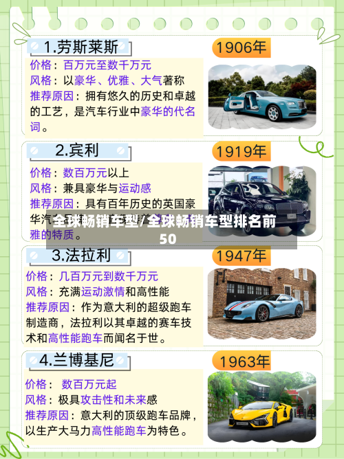 全球畅销车型/全球畅销车型排名前50-第2张图片