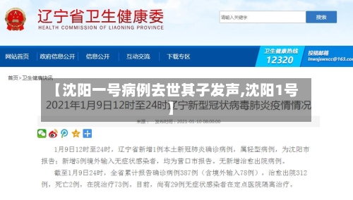 【沈阳一号病例去世其子发声,沈阳1号】-第2张图片